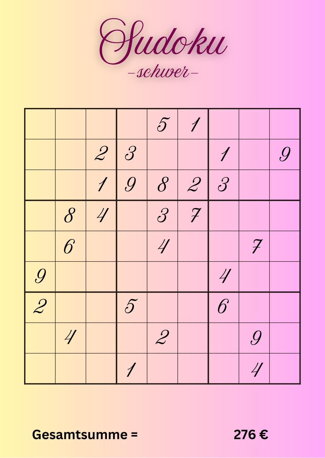 Sudoku Sparchallenge