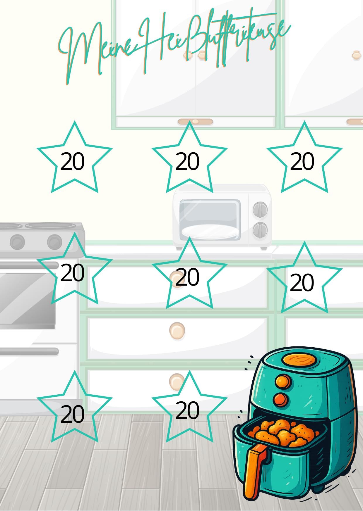 Airfryer / Heißluftfritteuse Sparchallenge