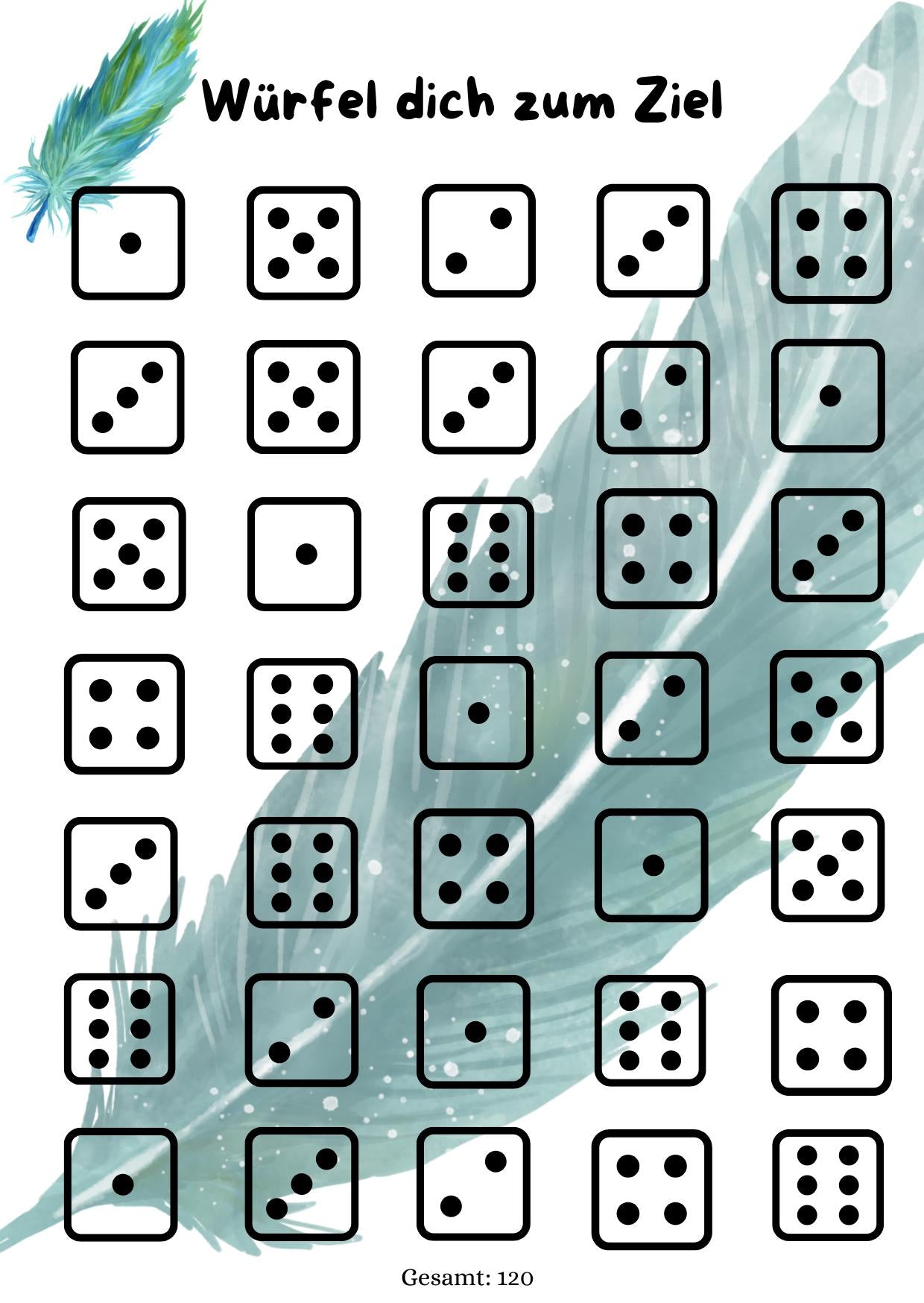 Würfel-Spar-Challenge