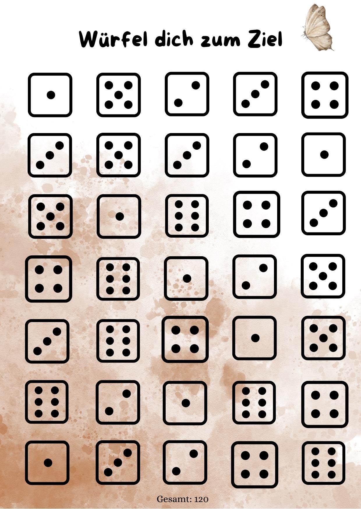 Würfel-Spar-Challenge