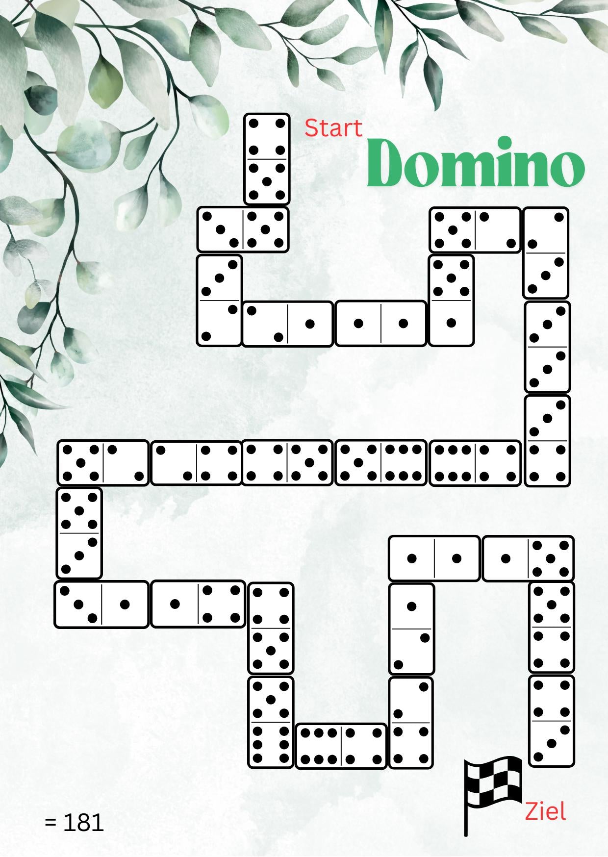 Domino Sparchallenge