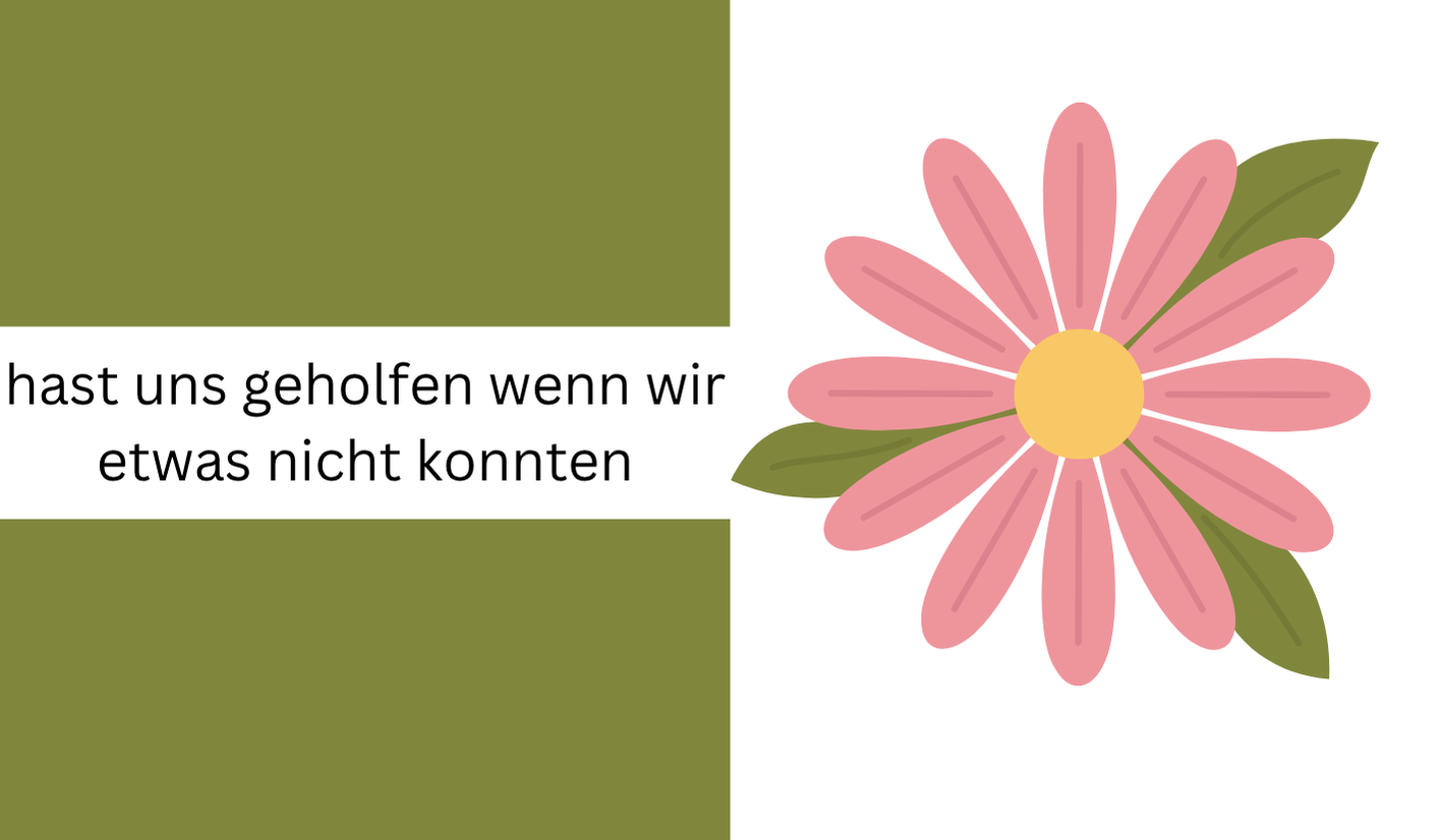 Dankeschön-Duplo für Erzieher:innen – mit Sprüchen & Blumendesign – Abschiedsgeschenk Kita – 10 oder 18 Stück