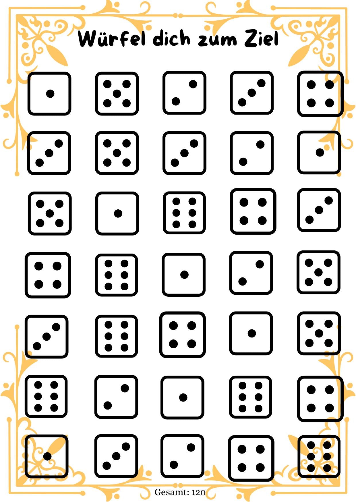 Würfel-Spar-Challenge