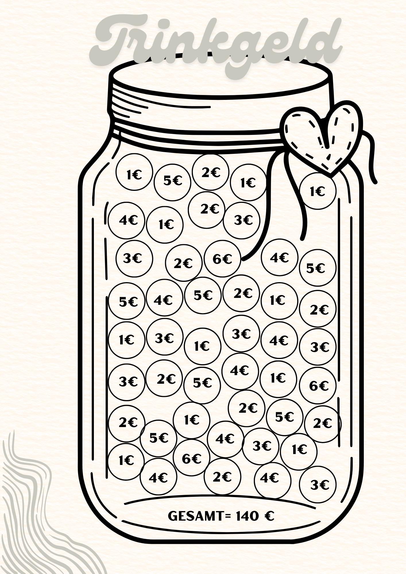 Trinkgeld Spar-Challenge