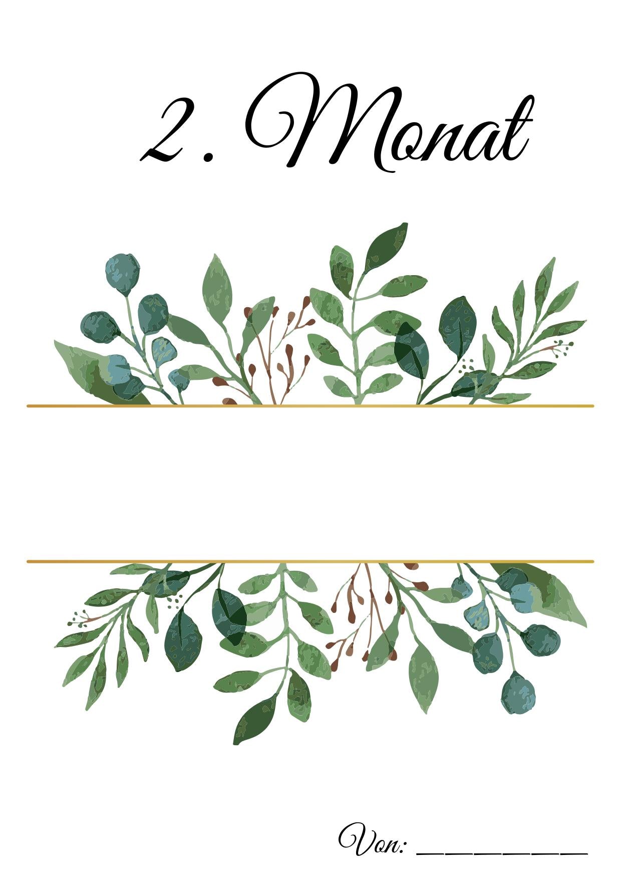 Mit uns durchs erste Ehejahr (Grün)