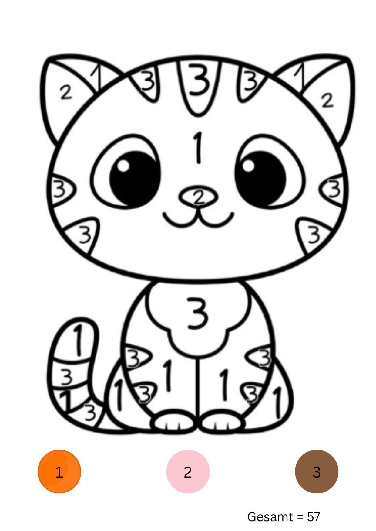 Malen nach Zahlen Sparchallenge – 10 Challenges