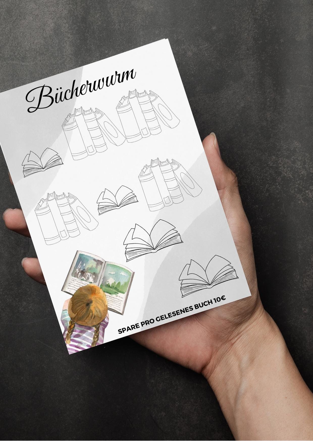 Bücherwurm Challenge – Lesespaß & Sparziel in einem