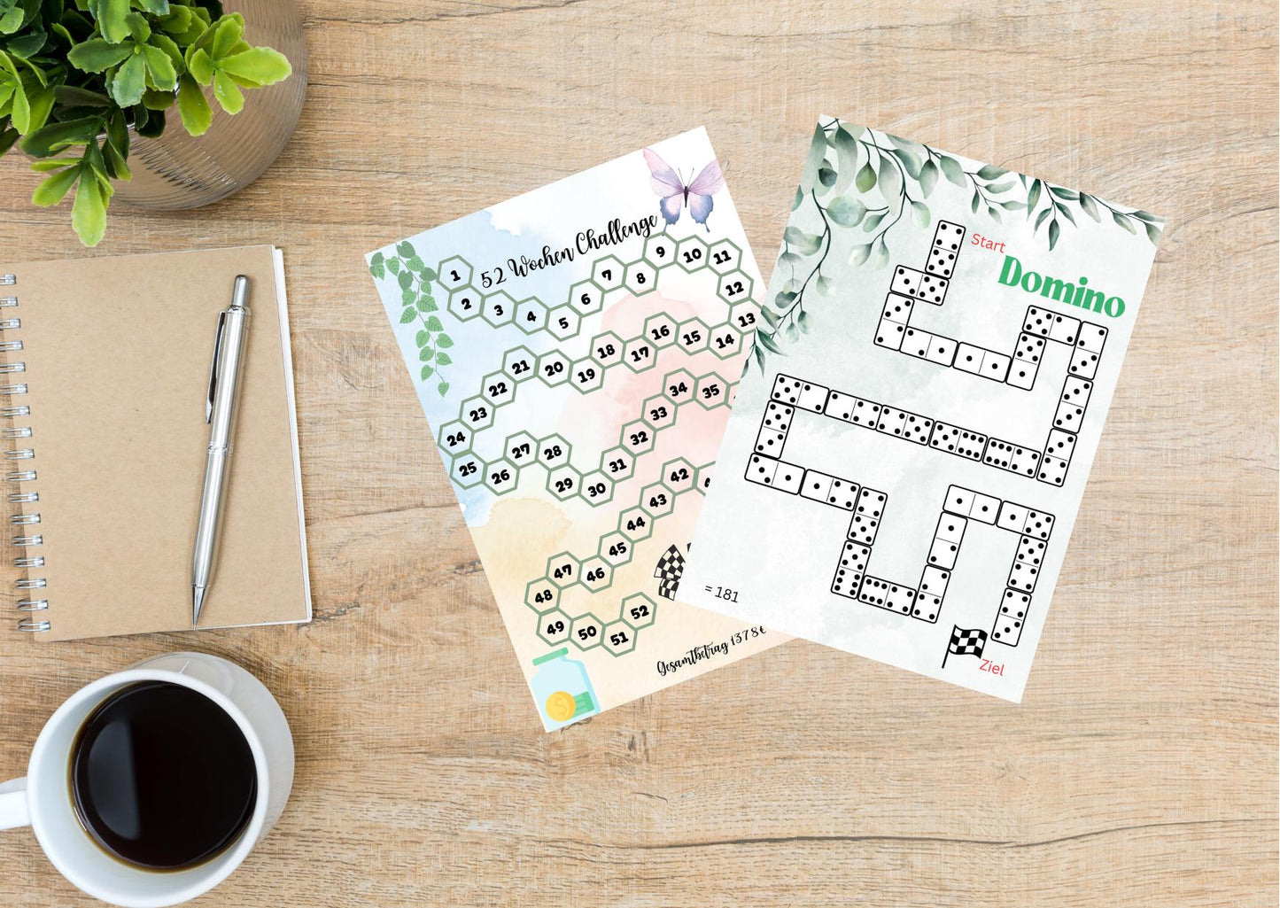 XXL Budget Starter Set – Komplettset zum Sparen & Planen (A6)