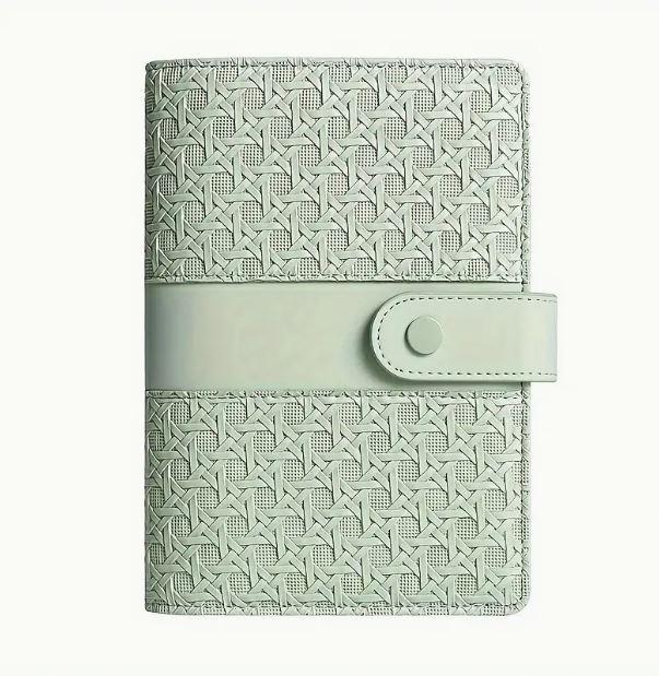 Budgetplaner / Binder A6 Wabenmuster (geflochten)