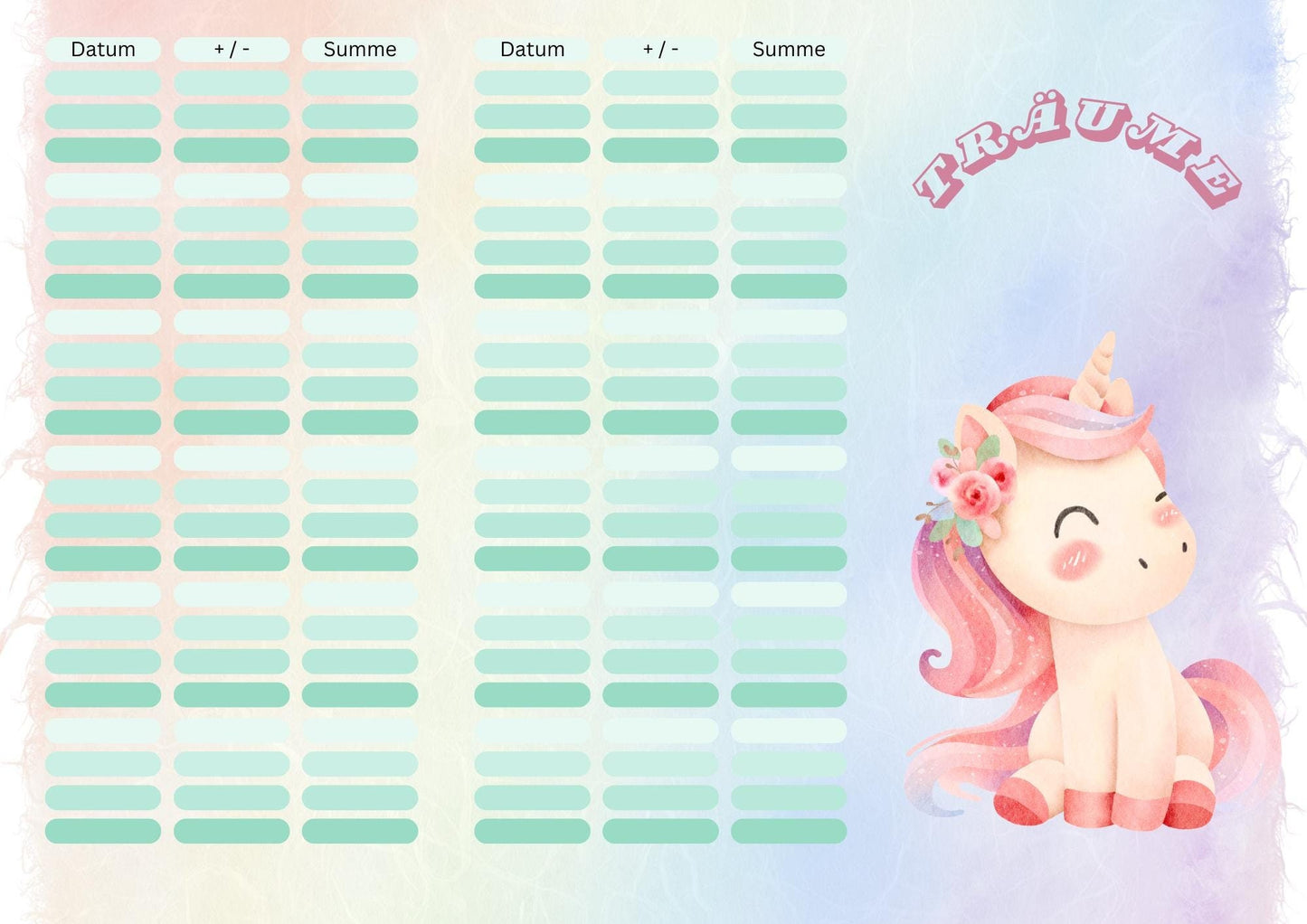 Träume Groß Spar-Challenge