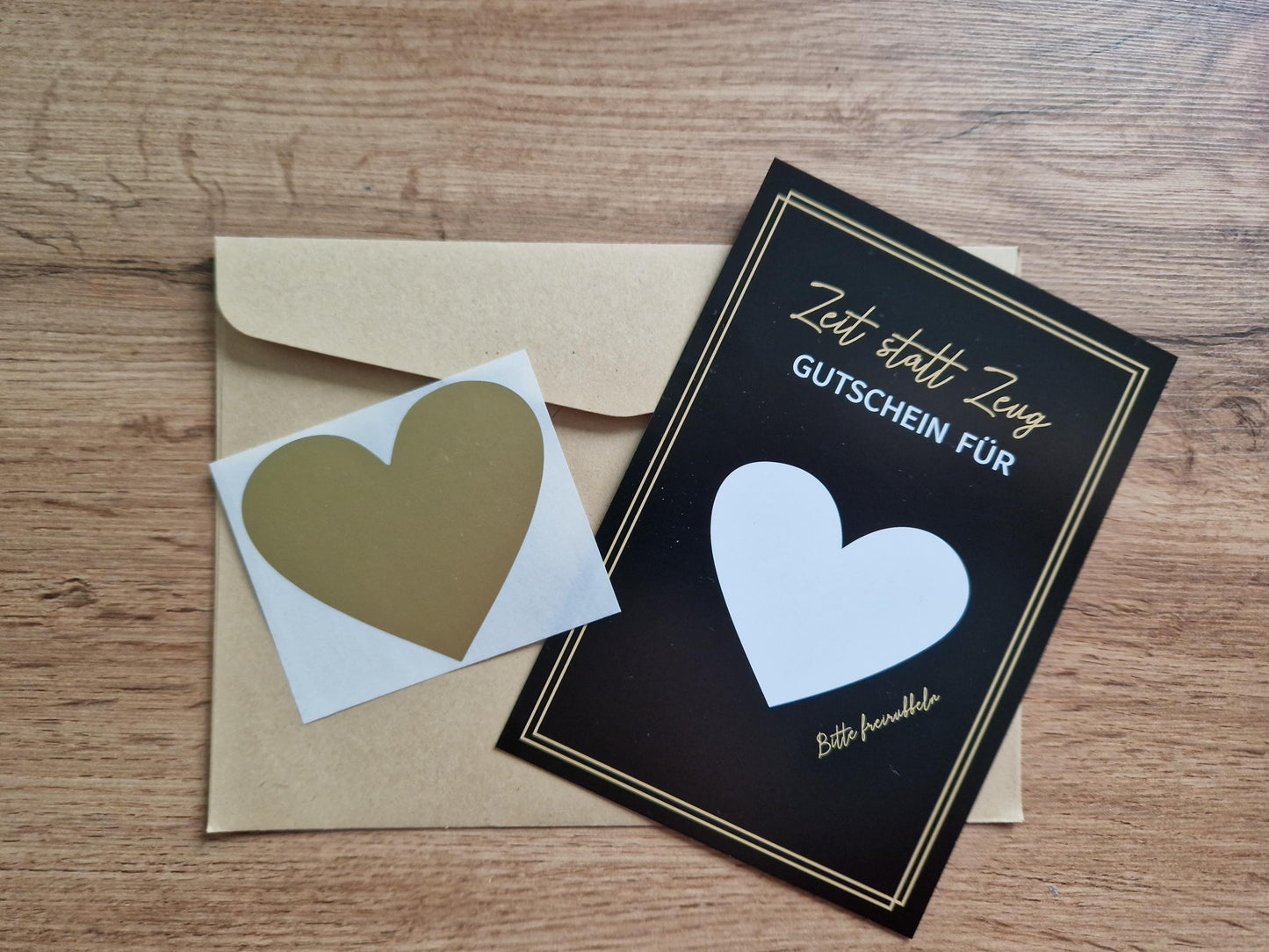 Gutschein Zeit statt Zeug