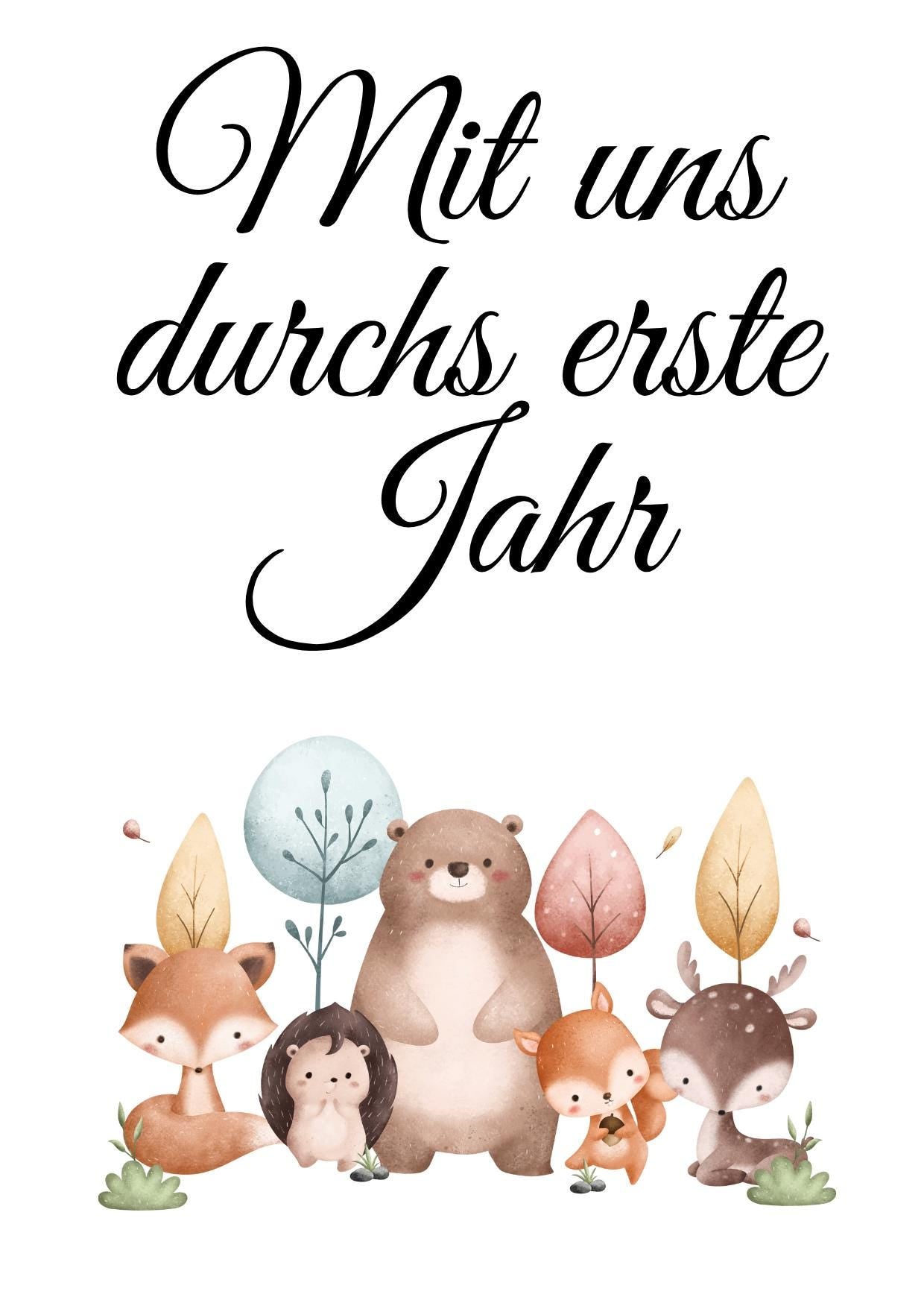 Mit uns durchs erste Babyjahr Waldtieredition