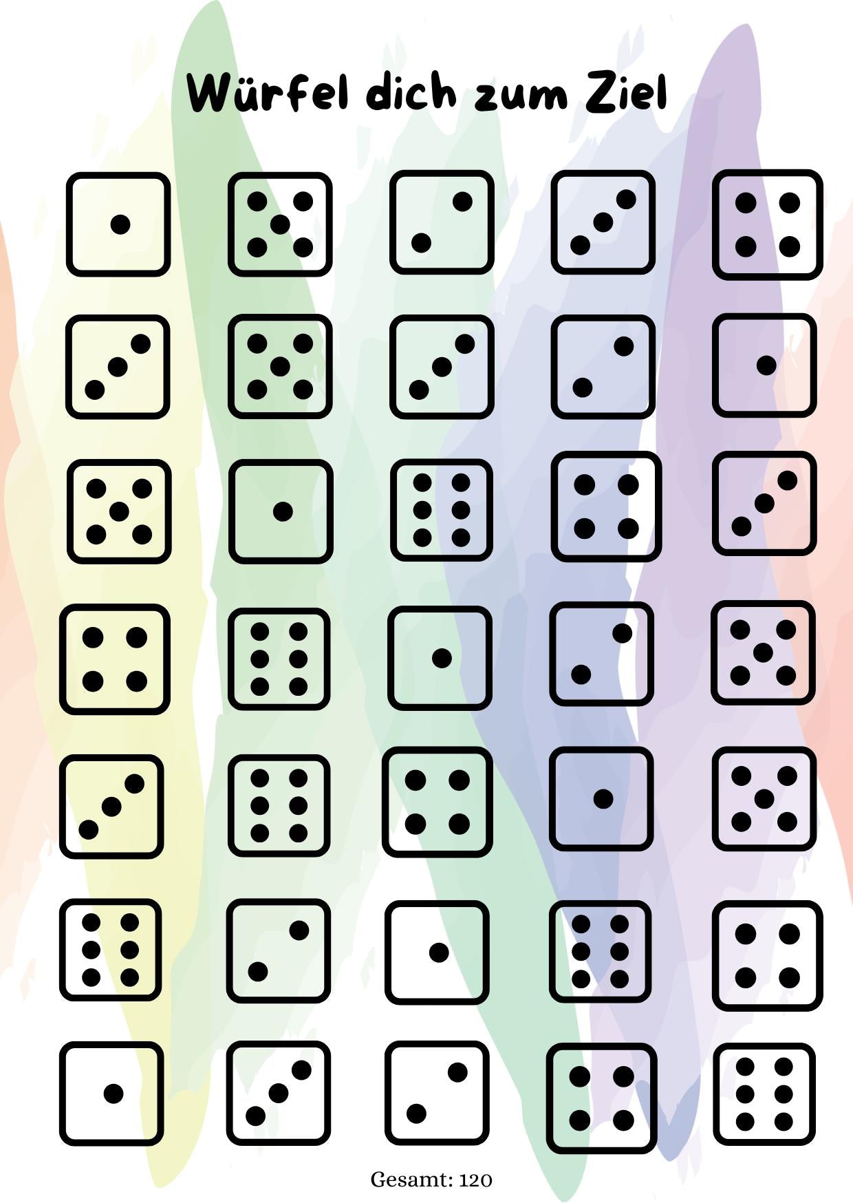 Würfel-Spar-Challenge