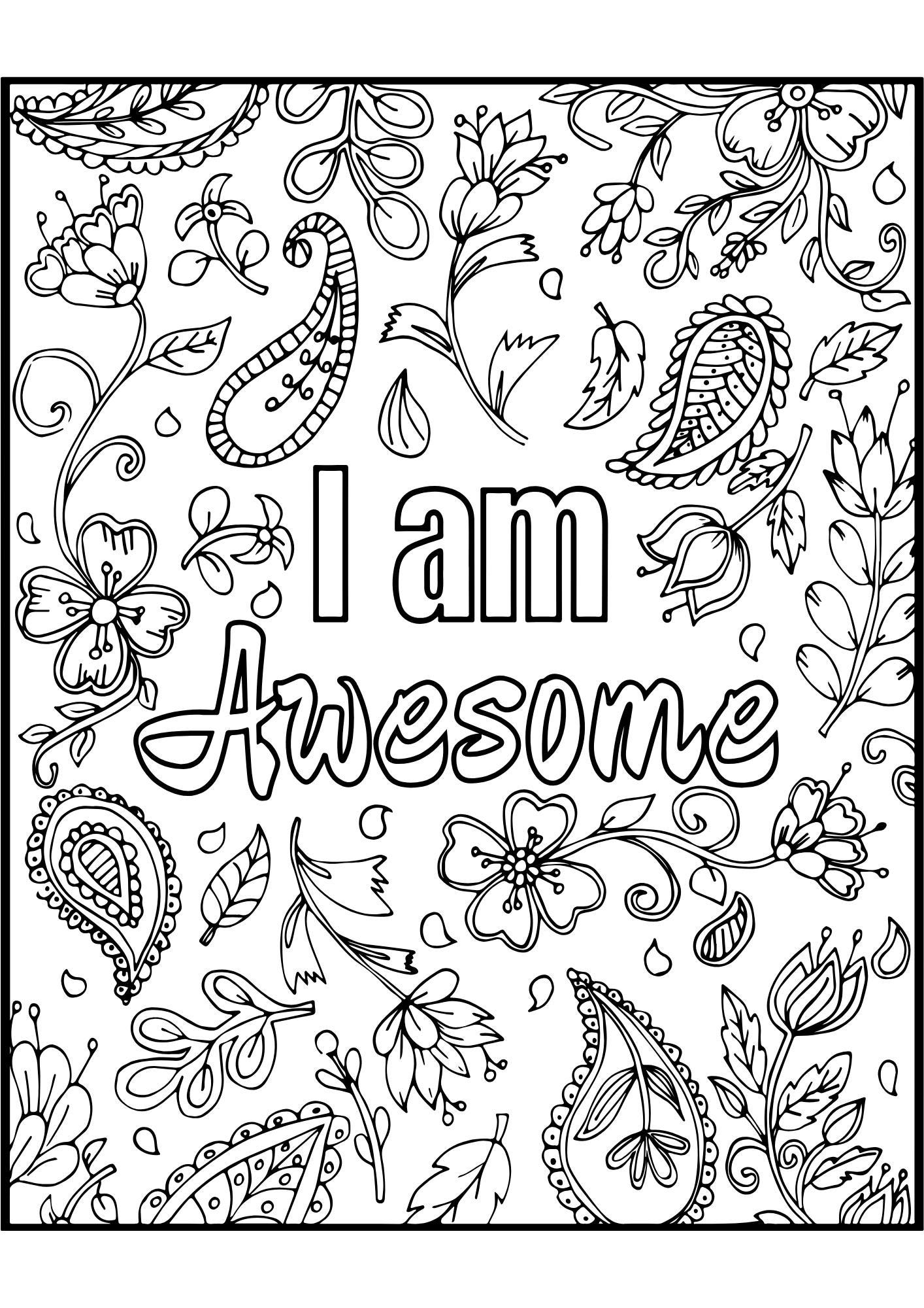 Malbuch "Farben sind für alle da" Selfcare Edition