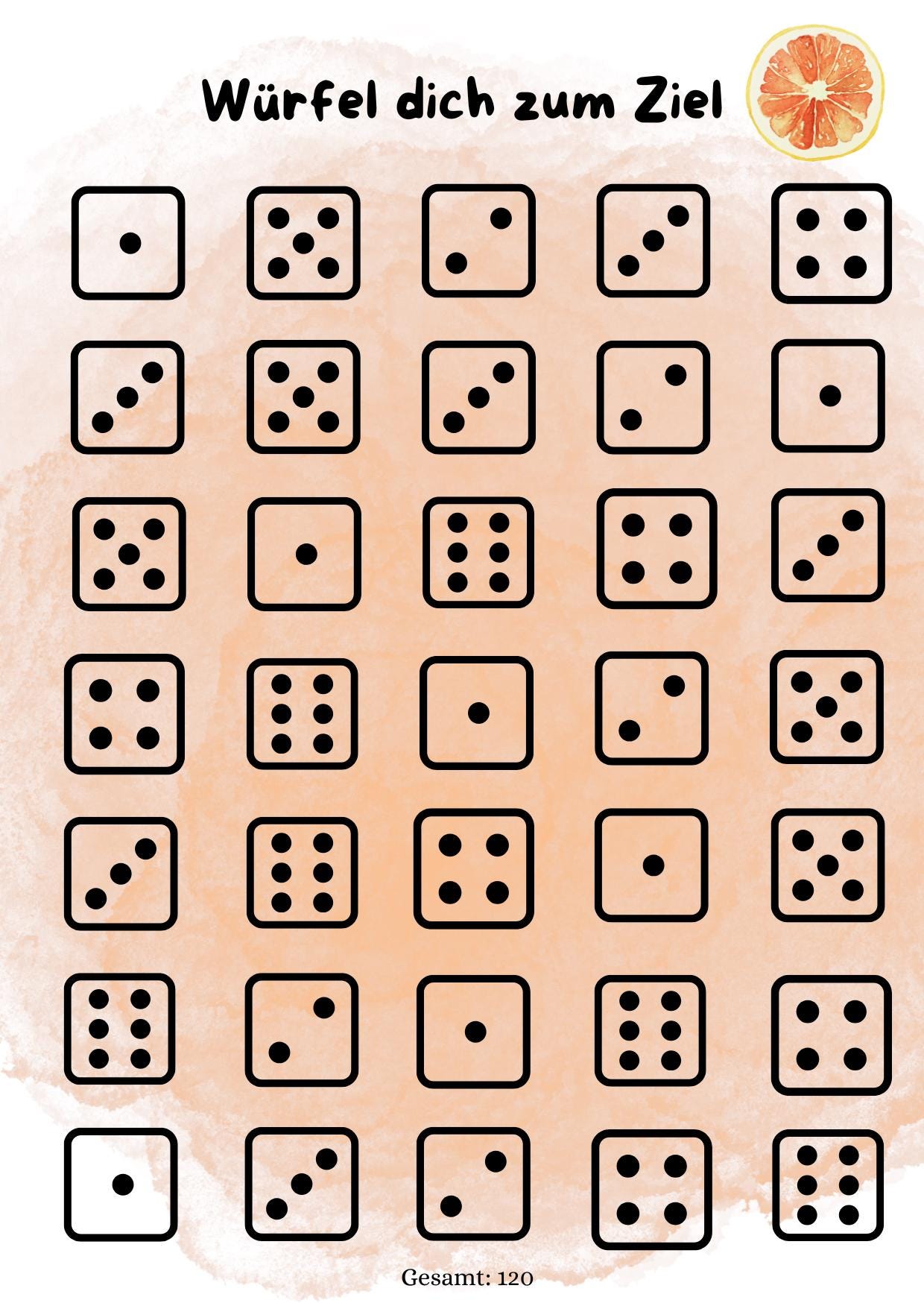 Würfel-Spar-Challenge