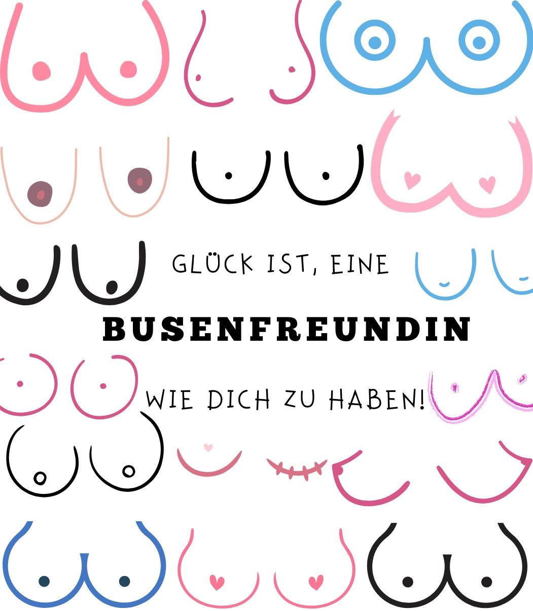 Weinetikett "Busenfreundin" – Für deine Lieblings-Freundin!