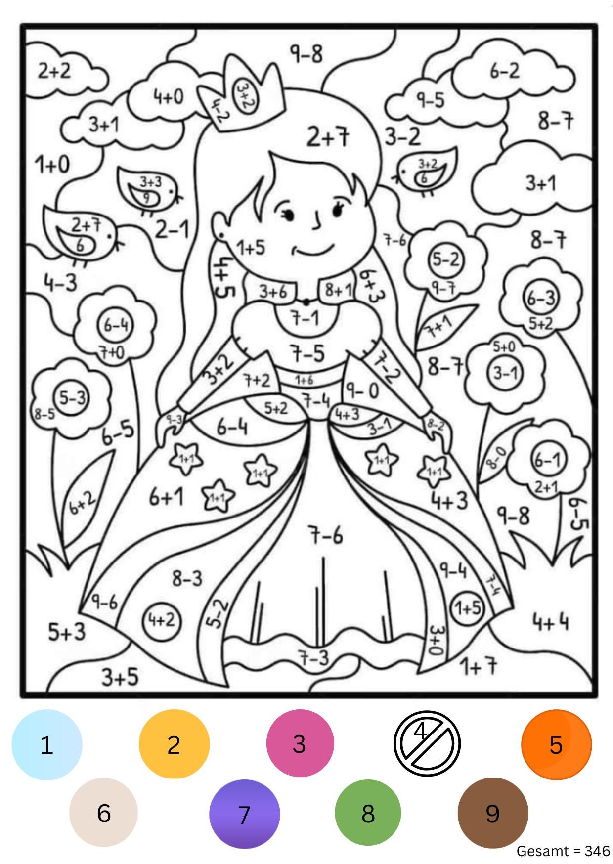 Malen nach Zahlen Sparchallenge – 10 Challenges