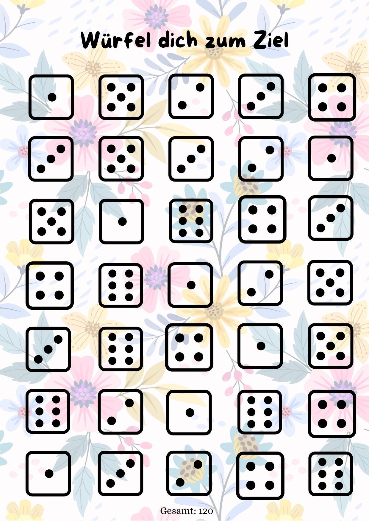 Würfel-Spar-Challenge