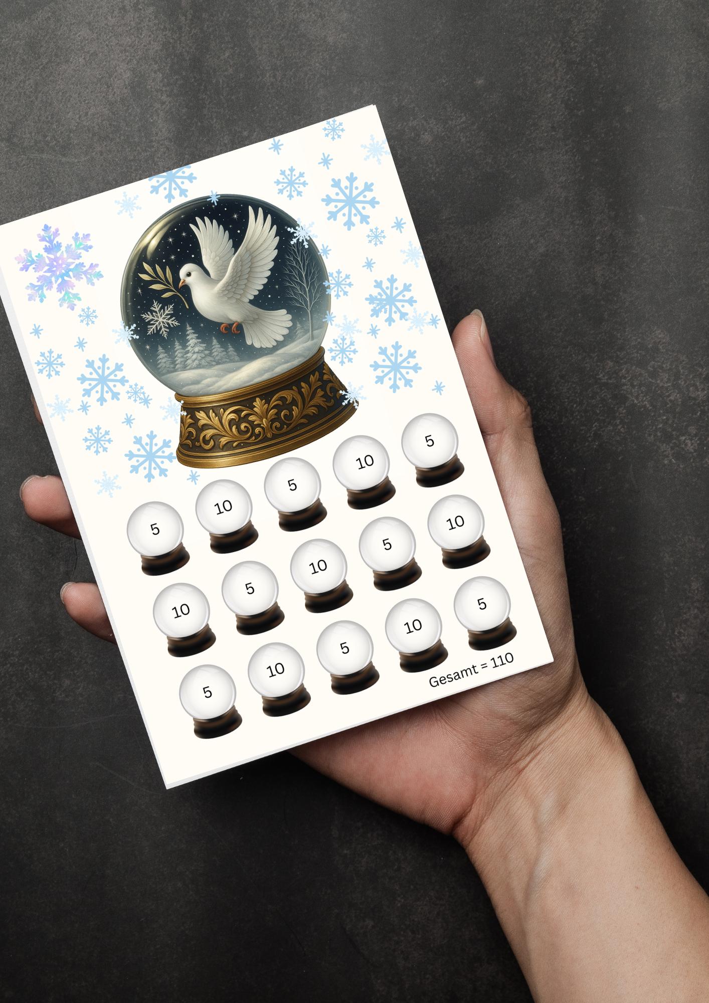 Schneekugel Sparchallenge (3er Set)