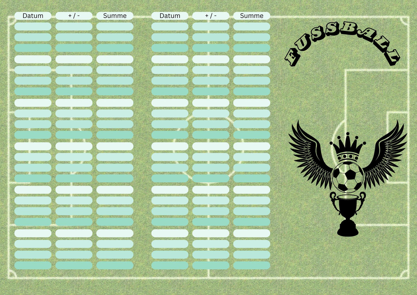 Fußball Sparchallenge