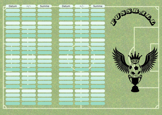 Fußball Sparchallenge