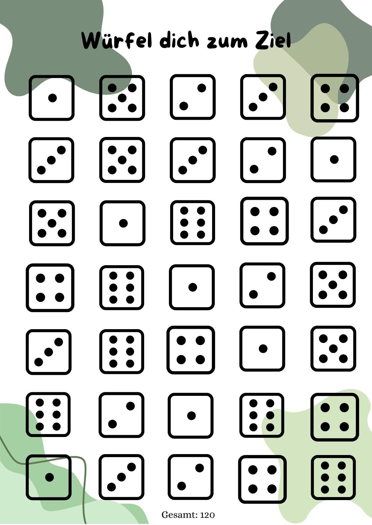 Würfel-Spar-Challenge