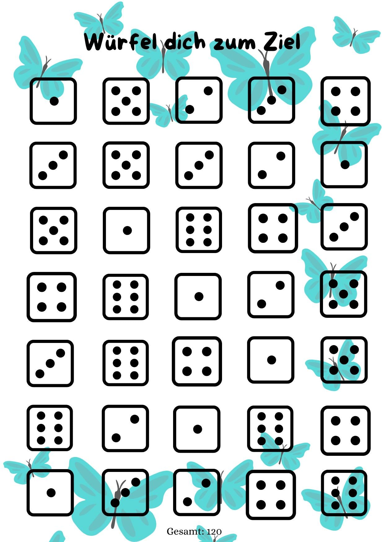 Würfel-Spar-Challenge