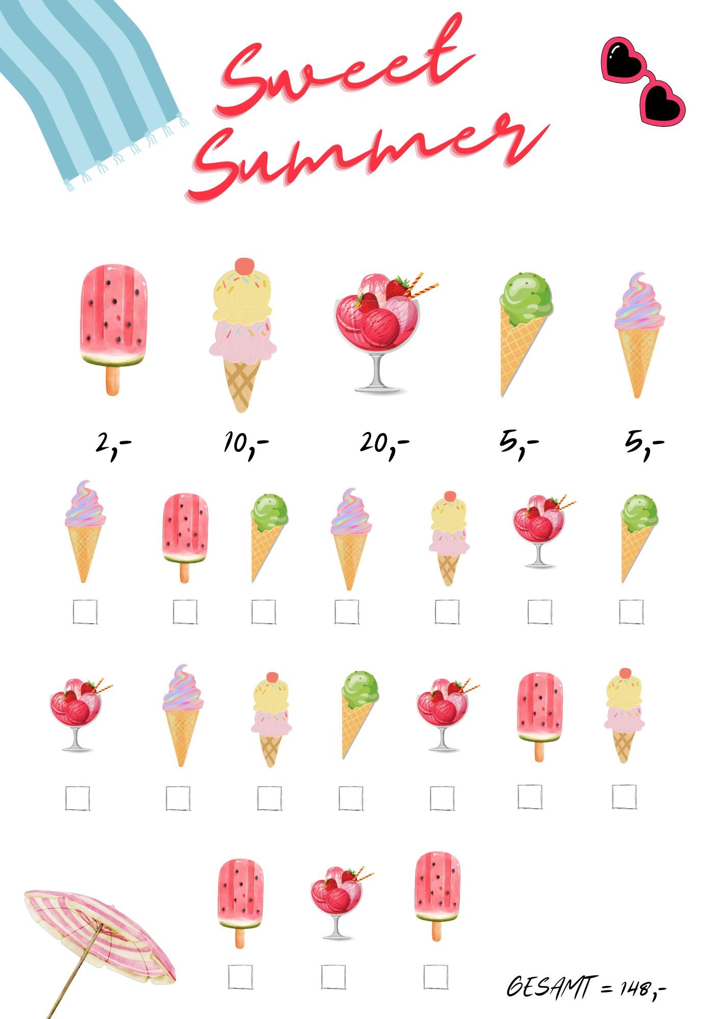 Sweet Summer Sparchallenge