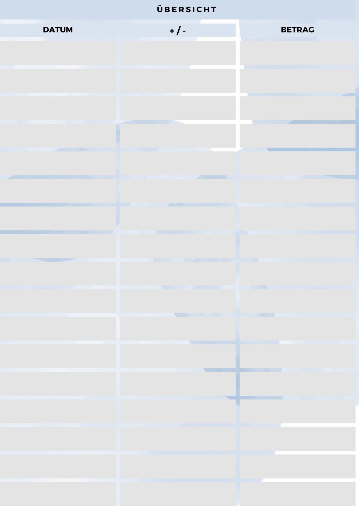 Budgetplaner / Binder A6 Blumenmuster