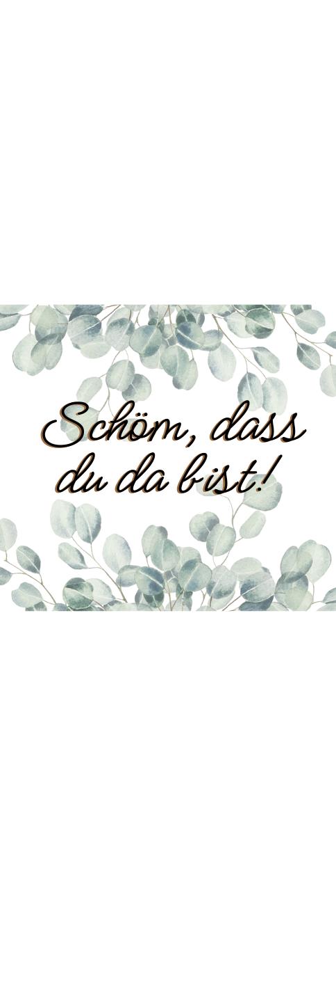 Gastgeschenk Hanuta Mini Tafel