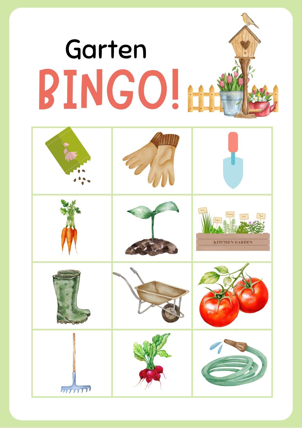 Bilder-Bingo Karten für Kinder – Lernspiel mit Spaßfaktor!