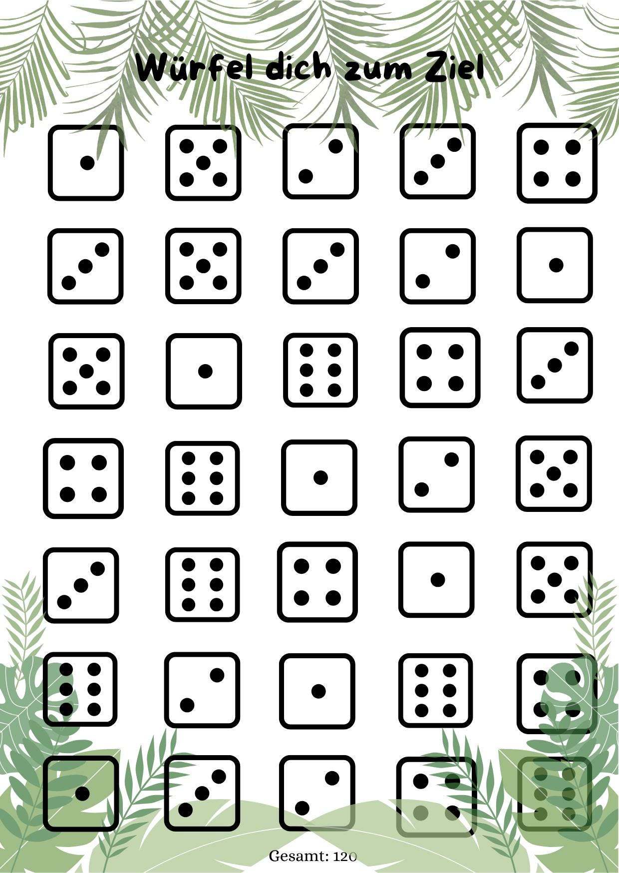 Würfel-Spar-Challenge