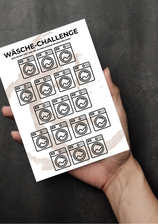 Wäsche / Trockner Spar-Challenge