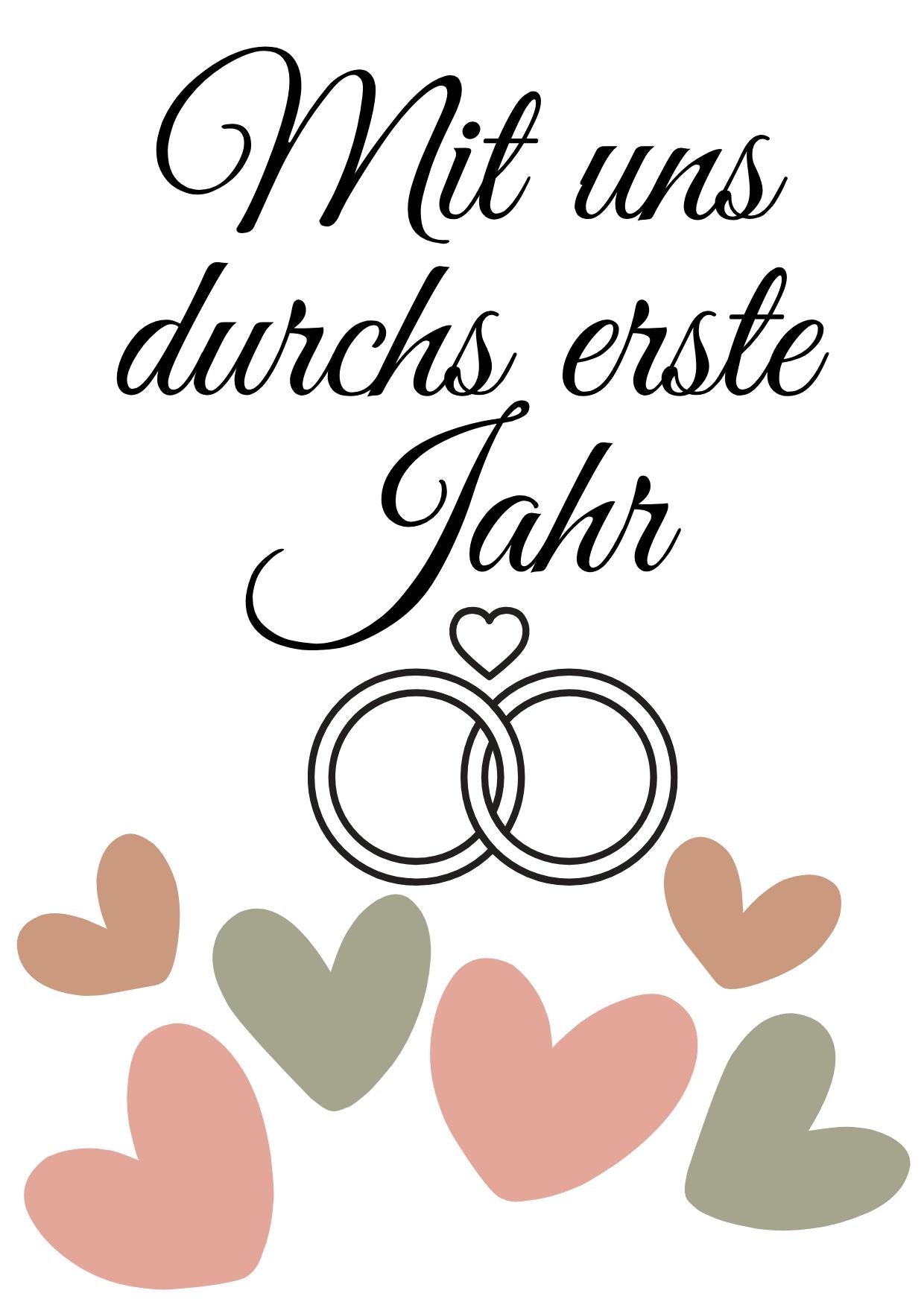 Mit uns durchs erste Ehejahr (Naturtöne)