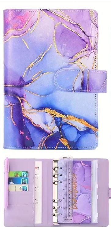 Budgetplaner A6 (Marmoriert)