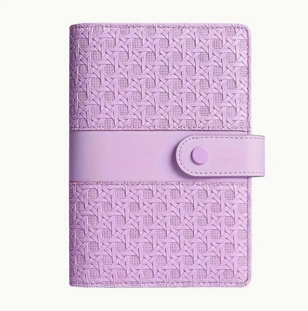 Budgetplaner / Binder A6 Wabenmuster (geflochten)