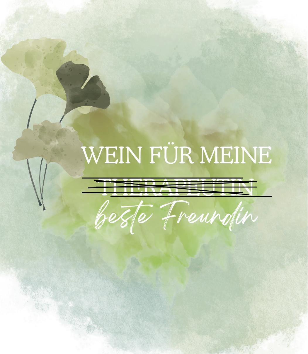 Weinetikett – „Für meine beste Freundin“