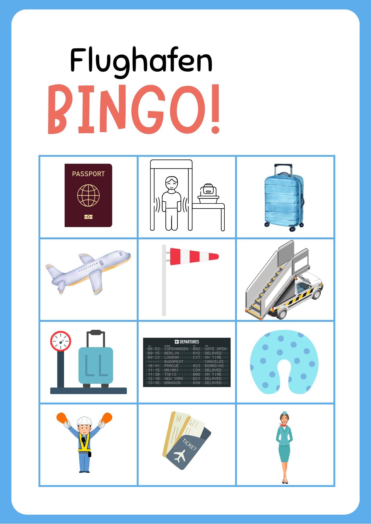 Bilder-Bingo Karten für Kinder – Lernspiel mit Spaßfaktor!