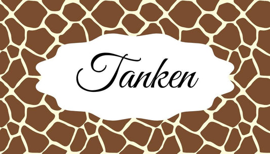 3/6/9/12 oder 15 Kategorien (Inlays) für A6 Binder - Animal Print